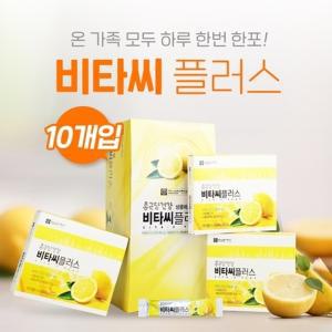 종근당건강 비타씨플러스 레몬맛 2g 20포 x 10개 온가족 비타민 세포보호