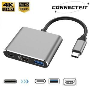 C타입HDMI젠더 CTOHDMI HDMITOC 3 in 1 USB C타입 to HDMI 호환 30 충전 컨버터 어댑터 USB-C 허브 맥 에어