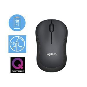 Logitech 로지텍 무소음 무선 마우스 M221 블랙