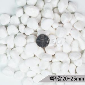 백자갈 3kg 20~25mm 수족관 바닥재 화분장식 조약돌