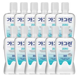 가그린 제로 750ml 12개(한박스)