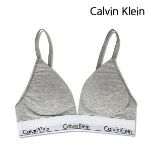 [Calvin Klein]캘빈클라인 여자속옷 코튼 트라이앵글 브라렛 그레이 QF5650-020