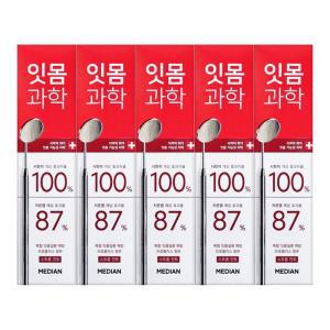 메디안 잇몸과학 치약 스트롱민트 120g X 5개