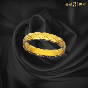 여자 순금 반지 엠보  3.75g 99.9