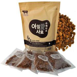 아침애 가수분해 강아지 수제사료 한우 2,4kg