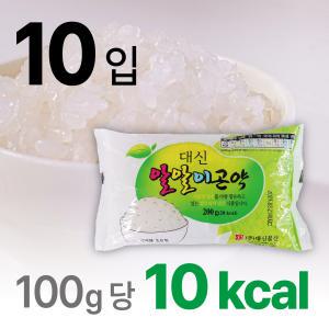 알알이 곤약쌀 200g 10개 100g당 10kcal 대신물산 습식타입