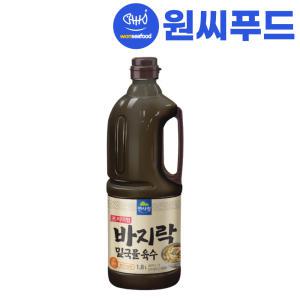 원씨푸드 면사랑 프리미엄 바지락 밑국물 육수 1.8L 칼국수 해물육수 찌개 업소용