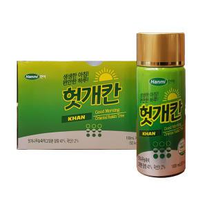 한미 헛개칸 100ml x 100병{KF94 황사마스크 3매 랜덤}안전포장 음주전후 숙취제거 드링크 컨디션 조절