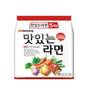 삼양 맛있는라면 봉지라면 115g 5개입 8팩 멀티팩