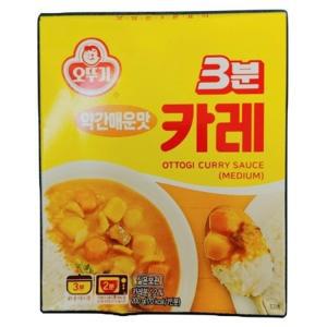 오뚜기 3분 카레 약간매운맛 200g x 24개