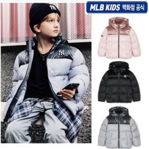 [MLB키즈](강남점)(신세계강남 단독)  24년FW [KIDS] 아웃도어 메탈배색 숏다운 7ADJR0446 (3color)