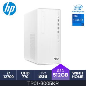 HP 파빌리온 TP01-3005KR ( i7-12700 / 8GB / 512GB / WIN11 ) 사무용 학생용 가정용 가성비 데스크탑 - HM