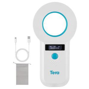 Tera 휴대용 애완동물 마이크로칩 스캐너 - 동물 태그 리더기 가방 포함 OLED 디스플레이 스크린 RFID 충전