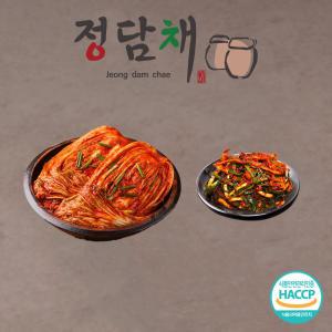 정담채 포기김치 6kg + 파김치무말랭이 2kg (총8kg)