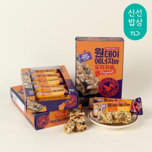 [품질보장] 산과들에 에너지바 40봉 / 원데이에너지바오리지널 10개세트 총 4세트 / 견과 견과류 단백질바 간식