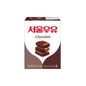 서울우유 멸균 초코우유 200ml x 24팩