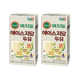 정식품 베지밀에이스 검은콩 저당두유 190mL 32팩