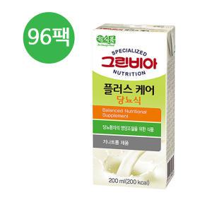 정식품 그린비아 플러스케어 디엠 당뇨식 200ml X 96팩 (4박스)