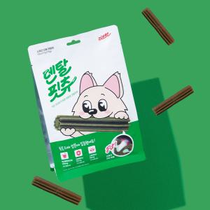 리브펫 덴탈핏츄  강아지껌 덴탈 치석제거 양치 애견 소형견 노령견 입냄새 1개 10P 170g