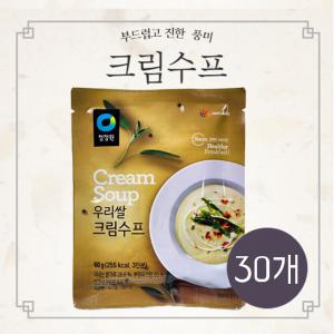 청정원 우리쌀 크림수프 60g 30개