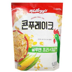 켈로그 콘푸레이크 1.2kg 1개 씨리얼 시리얼