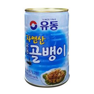 유동 자연산 골뱅이 400g x24캔(1박스) / 번데기 비빔면