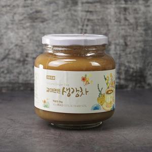 라온두레 유기농 설탕으로 갈아만든 생강차 1kg X 2병