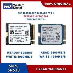 웨스턴 디지털 WD SN740 SN530 M.2 2230 SSD 1TB 2TB 512GB NVMe PCIe Gen4 x4 마이크로소프트 서개 노트북