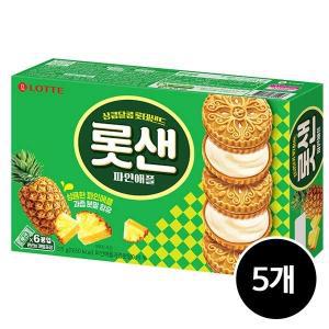 롯데샌드 파인애플, 315g, 5개