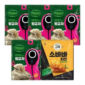 [신세계라이브쇼핑]비비고 왕교자1.05kg x 4개 + 고메 소바바 허니봉 300g x 1개