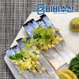 [비비수산] 시메사바 고등어회 200-250g(와사비 간장 증정)