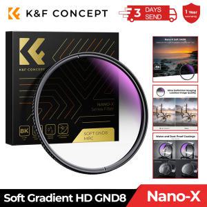 K  F Concept-나노-X HD GND8 ND8 렌즈 필터 광학 유리 소프트 그라데이션 코팅 포함 49mm 52mm 55mm 58mm