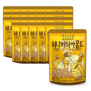 HBAF 바프 아몬드 허니버터 40g x24개