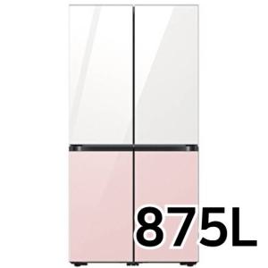 삼성전자 비스포크 냉장고 875L RF85DB90B1H55 (글램화이트+핑크)