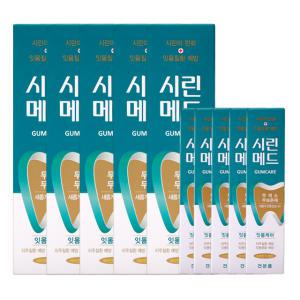 부광약품 시린메드 검케어 잇몸케어 치약 125g + 30g x 5개세트