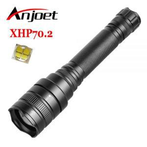 손전등 후레쉬 휴대용 랜턴 캠핑 낚시 Anjoet 전술 xhp50 xhp70 led 18650 야외 조명에 밝은 방수 랜 턴 줌