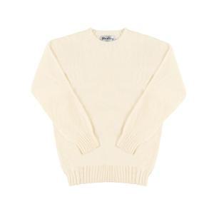 M3834 7 SHAGGY WINTER WHITE 쉐기독 윈터 화이트 홀가먼트 남성 니트