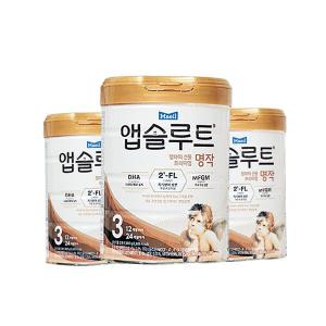 매일유업 앱솔루트 엄마의 선물 프리미엄 명작 3단계 800g 3개