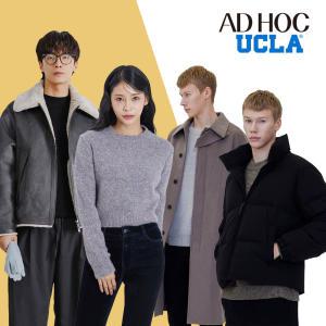 [ADHOC/UCLA]본사 24FW시즌오프 세일+겨울 니트/맨투맨/바람막이/코트/패딩/셔츠외모음