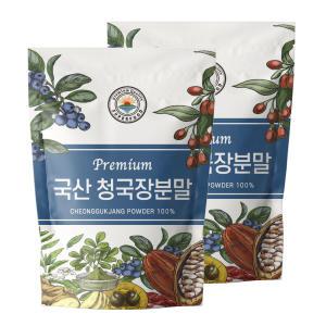 국산 청국장 분말 가루 600g(300g 2봉지)