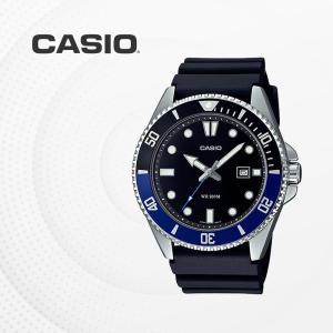 카시오 CASIO 국내재고 다이버 흑새치 청새치 MDV-107-1A2 패션시계 MDV107 콤비