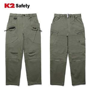 팬츠 K2 safety PT-A102 추동 방한 작업팬츠 입체패턴 멀티포켓 카고 작업복 워크웨어