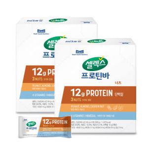 셀렉스 프로틴바, 너츠, 50g, 12개