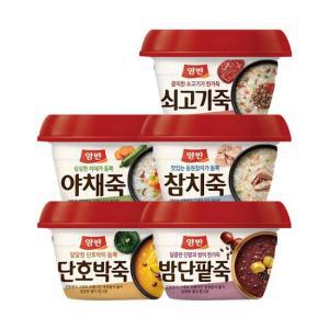 양반죽 285g×12개 야채 고기 호박 참치 단팥