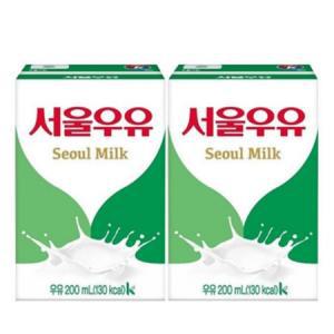 서울우유 멸균우유 200ml x 24팩