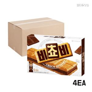 비초비 비쵸비 오리온 비스켓 쿠키 25g 5개입 4박스