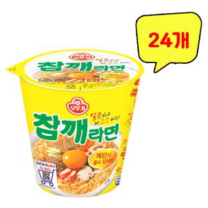 오뚜기 참깨라면 작은 컵 컵라면 65g x 24개