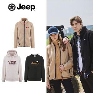 [최초가 109,000원] JEEP 여성 24FW 시그니처 플리스 3종 세트 (플리스+후드+맨투