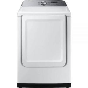 SAMSUNG DVG50R5200W 7.4 cu. ft. 센서가 흰색으로 건조된 가스 건조기