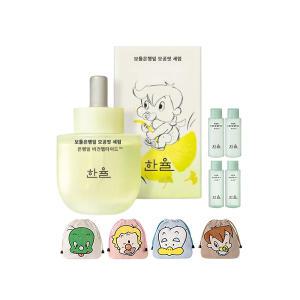 한율 보들은행잎 모공핏 세럼 아기공룡둘리콜라보, 40ml, 1개 + 증정(어린쑥토너,18ml, 2개 + 플루이드,18ml, 2개 + 복조리파우치(랜덤), 1개)